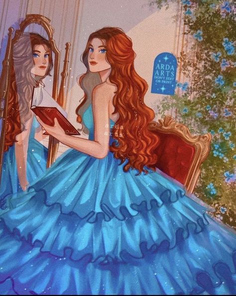 Selection Fanart, The Selection Kiera Cass, The Selection Series Books, The Selection Book, Redhead Art, Selection Series, Kiera Cass, Book Fanart, Percabeth