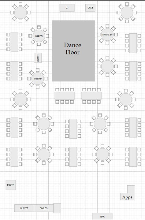 Banquet And Round Table Layout, Table Setup Wedding Layout, Wedding Table Layouts Floor Plans 300 People, Event Floor Plan Layout, Rectangle And Circle Table Wedding Layout, Wedding Set Up Reception Layout, Reception Table Layout Floor Plans, Circle And Rectangle Tables Wedding, Round And Square Tables Wedding