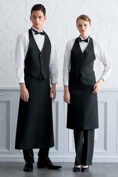 Hotel Waiter Uniform Design, Butler's Uniform, Waiter Outfit Restaurants, Bar Waiter Uniform, Butler Uniform, Waiter Uniform Design, Waitstaff Uniform, Waiter Outfit, Bar Uniform