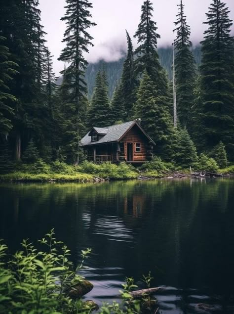 Hut In The Woods, Backyard Zen, Cabin In The Forest, Nook Design, Mountain Hut, Garden Escape, Wooden Hut, Wilderness Retreat, Forest Lodge