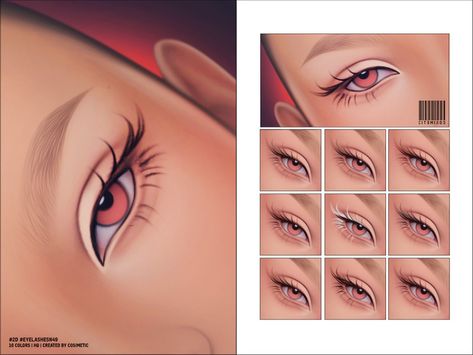 Sims 4 Hips Slider, Sims 4cc Eyelashes, Sims 4 Mm Eyelashes, Sims Maxis Match Makeup, Lash Cc Sims 4, Sims 4 Cc Cosmetics, Sims4 Lashes Cc, Ts4 Lashes Maxis Match, Sims 4 2d Lashes