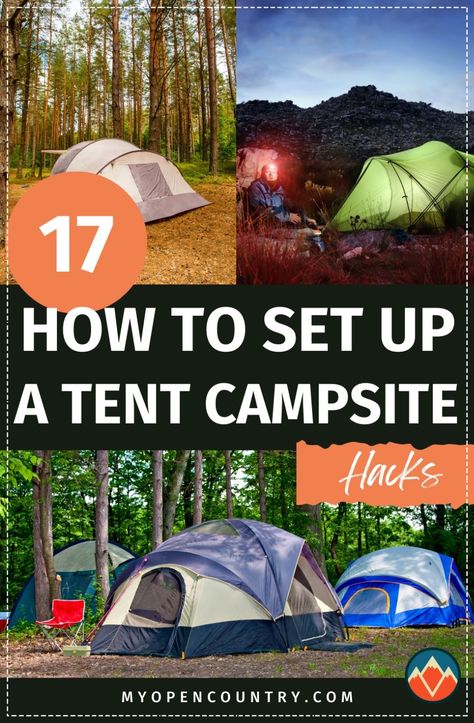 Dive into our detailed instructions on how to set up a camping tent efficiently. From choosing a flat area to managing stakes and rain covers, we cover all you need to know to secure your shelter and enjoy a hassle-free camping experience. Tent Campsite, Campsite Setup, Tent Hacks, Outdoor Camping Party, Essential Camping Gear, Tent Camping Hacks, Florida Camping, Camping Hacks Diy, Tent Set Up