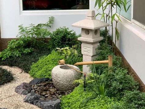 Japanese Garden House, Japanese Water Gardens, Japanese Garden Style, Japanese Gardens Design Ideas, Serenity Garden, Small Japanese Garden, Japanese Garden Landscape, Backyard Gardens, Garden Seating Area