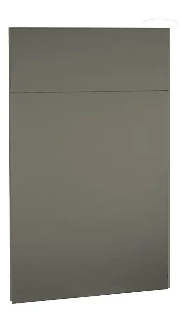 Monaco Thunder Gray Cabinets - Frameless Slab Cabinets Kitchen, Interior Design Colorful, Slab Cabinets, Green Grey Paint, Cabinet Trim, Refrigerator Wall, Free Kitchen Design, Kitchen Planner, Plywood Boxes