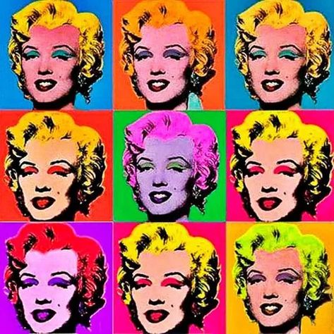 ARTE PARA NIÑOS: Andy Warhol al alcance de los más pequeños - RZ100arte Pop Art Andy Warhol, Andy Warhol Marilyn, Pop Art Marilyn, Art Andy Warhol, Andy Warhol Pop Art, Art For Children, Andy Warhol Art, Chuck Close, Warhol Art