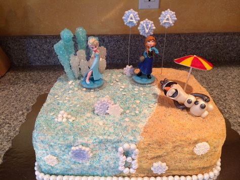 FROZEN themed cake with Olaf getting to the Beach in SUMMER!! Frozen Summer Birthday Cake, Frozen Summer Cake, Olaf Summer Cake, Pool Birthday Cakes, Olaf Birthday Party, Summer Birthday Cake, Olaf Birthday, Olaf Cake, Pool Party Cakes