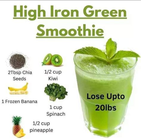 High Iron Smoothies, Easy Protein Shakes, Fat Burner Smoothie, Nutritious Smoothie Recipes, Smoothie Diet Challenge, Best Green Smoothie, Green Smoothie Recipe, Smoothie Recipes Healthy Breakfast, How To Make Smoothies