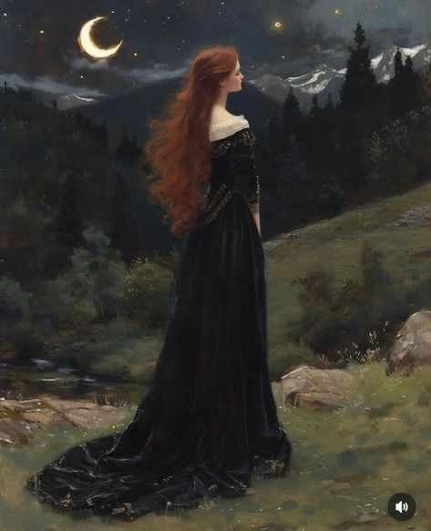 Feminine Art, Goddess Art, Witch Aesthetic, Witch Art, Fantasy Aesthetic, Romantic Art, Ethereal Art, Dreamy Art, Classical Art