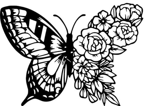 Flower Svg Files, Etsy Tutorial, Sublimacion Ideas, Cricut Inspiration, Cricut Svg Files Free, Idee Cricut, Butterfly Decal, 타이포그래피 포스터 디자인, Projets Cricut