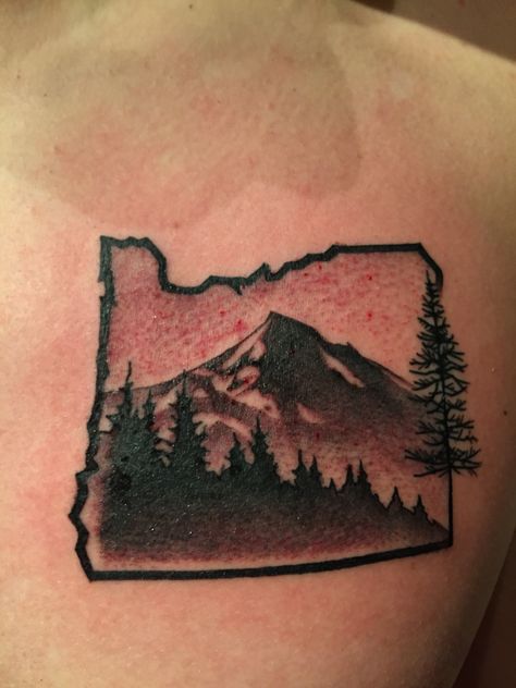 Mount hood oregon tattoo. Mount Hood Tattoo, Oregon State Tattoo, Small Oregon Tattoo, Portland Oregon Tattoo Ideas, Oregon Mountain Tattoo, Oregon Tattoo Ideas, Oregon Outline Tattoo, Oregon Tree Tattoo, Portland Oregon Tattoo