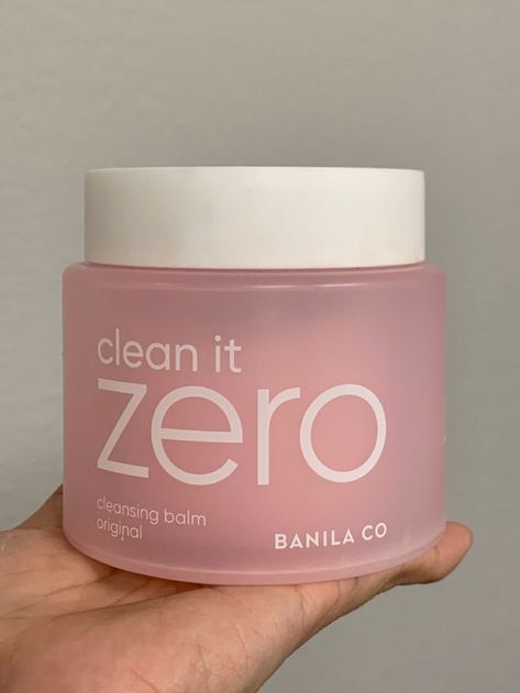 Pink Skincare Products, Cleanser Products, Clean It Zero Cleansing Balm, Pink Skincare, Banila Co, Skin Cleanser, Skin Care Cleanser, Glow Skin, Pretty Skin Care