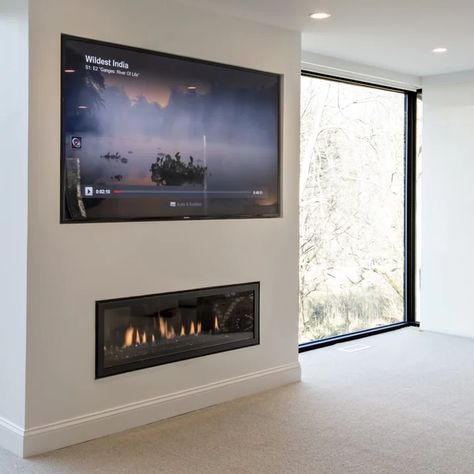 Electric Fireplace In Master, Fireplace In Master, Bedroom Pictures Ideas, Electric Fireplace Bedroom, Best Electric Fireplace, Next Bedroom, Electric Fireplace Wall, Bedroom With Sitting Area, Bedroom Fireplace