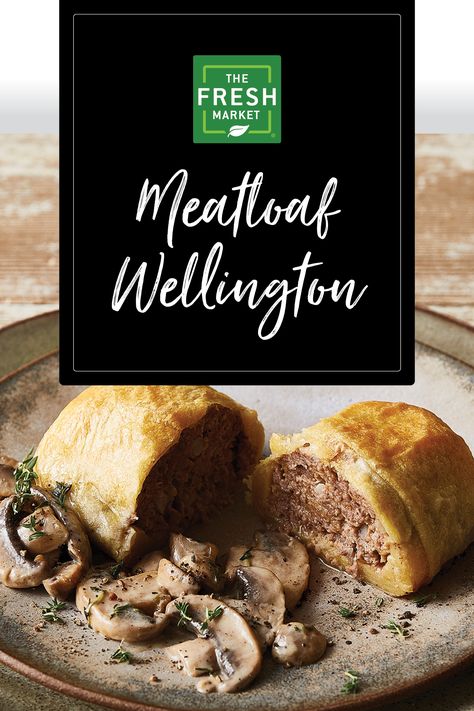 Beef Wellington Meatloaf, Meatloaf Wellington Puff Pastry, Meatloaf In Puff Pastry, Meatloaf Wellington Recipe, Meatloaf Wellington, Ground Beef Wellington Recipe, Recipe For Meatloaf, Recipe Meatloaf, Ground Beef Wellington