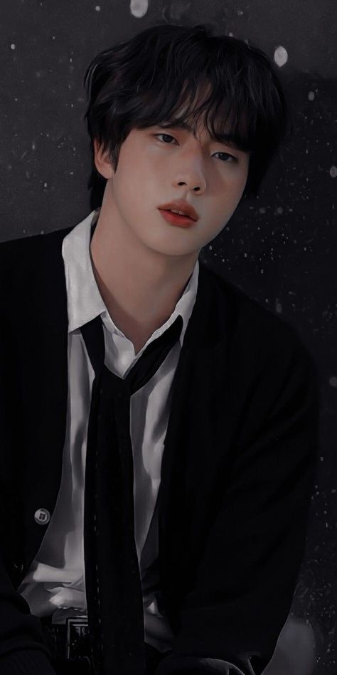 Kim Seok Jin Wallpaper, Jin Wallpaper, Kim Seok Jin, Bts, Black