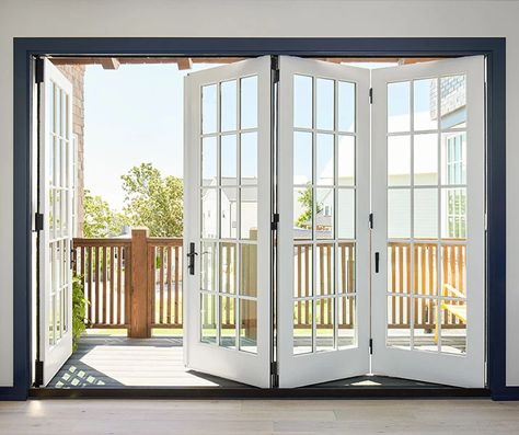 Patio Doors for Your Home | Pella Black Sliding Doors Patio, Sliding Doors Patio, Black Sliding Doors, Wood Patio Doors, Exterior Patio Doors, Restaurant Door, Fireplace Room, French Doors Patio, Patio Door