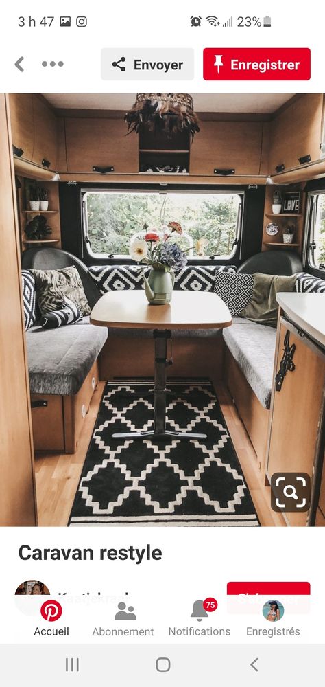 Caravan Diy, Home Decor Ideas Bedroom, Rv Interior Remodel, Caravan Decor, Camper Interior Design, Tiny House Camper, Caravan Makeover, Urban Retreat, Camper Trailer Remodel