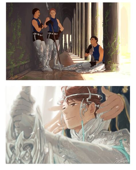 Haikyuu AU IwaOi (Iwaizumi x Oikawa) 2/2 Haikyuu Fantasy Au, Aoba Johsai, Fantasy Au, Haikyuu Karasuno, Haikyuu Funny, Haikyuu Ships, Haikyuu Manga, Haikyuu Characters, Haikyuu Fanart