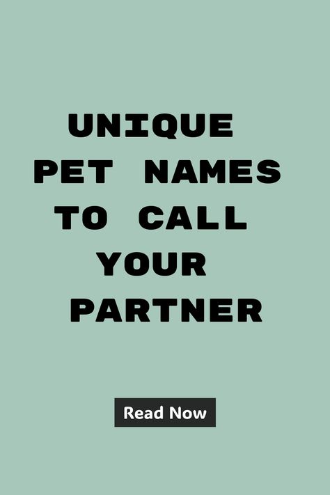 Selecting an endearing and imaginative nickname for your partner can introduce an additional element of amusement and warmth to your bond. If you're seeking a unique way to show appreciation and strengthen your connection, consider exploring the world of cute nicknames for each other. Choosing the right moniker can bring a sense of playfulness and intimacy into your relationship. Names To Call Your Partner, Pet Names For Partner, Intimate Bedroom Ideas, Call My Boyfriend, Names To Call Your Boyfriend, Unique Pet Names, Creative Nicknames, Pet Names For Boyfriend, Cuddle With Boyfriend