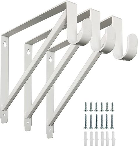 Wall Mounted Closet, Closet Shelf, Closet Hangers, Clothes Rod, Closet Rod, Shelf Supports, Hanger Rack, Closet Shelves, Wall Bracket