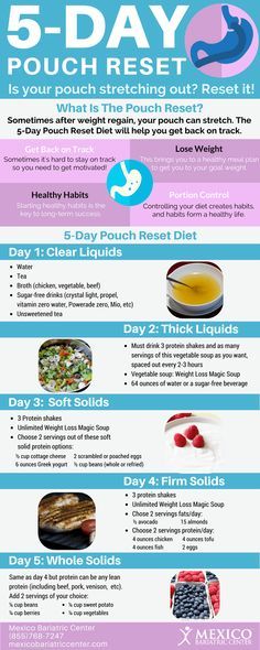 5 Day Pouch Reset, Pouch Reset, Bariatric Friendly Recipes, Bariatric Diet, Baking Powder Uses, Bariatric Eating, Baking Soda Beauty Uses, Liquid Diet, Best Diet Plan