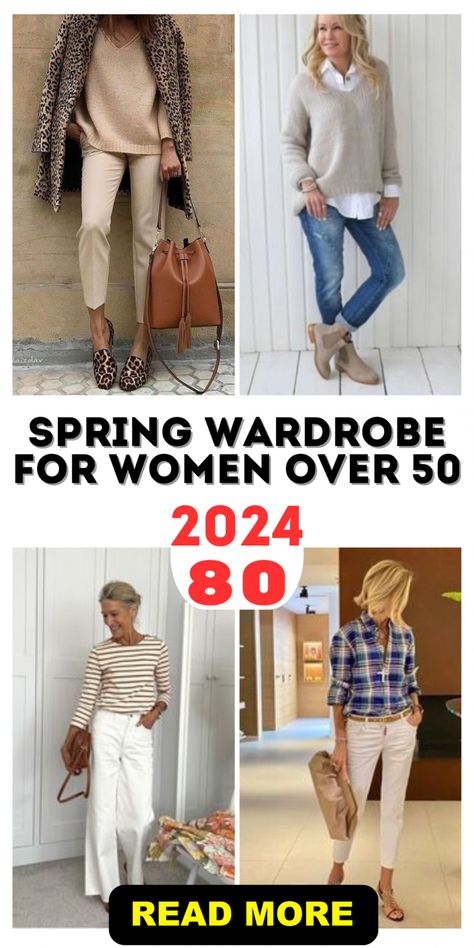 Chic Spring Styles for Women Over 50: Trendy & Casual Wardrobe Essentials Over 50 Spring Outfits 2024, Casual Easter Outfits For Women Over 50, Spring Outfits 2024 Over 50, Summer Outfits Over 50 Casual Classy, Spring Capsule Wardrobe 2024 Over 50, Early Spring Outfits 2024, 2024 Spring Outfits For Women Over 50, Spring Fashion Over 50 Women, Womens Spring Outfits 2024