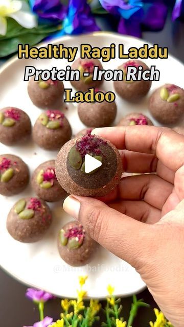 Dry Fruits Ladoo Recipe, Dates Paste, Roast Almonds, Ragi Recipes, Desiccated Coconut, Iron Rich, Flax Seeds, Cardamom Powder, Dry Fruits