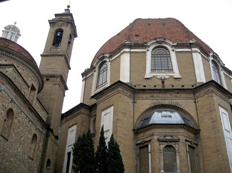 Medici chapels at St. Lorenzo, Italy Medici Chapel, Florence Dome, Michelangelo Sculpture, Medici Family, Filippo Brunelleschi, Firenze Italy, Gothic Furniture, Next Door Neighbor, Honeymoon Travel