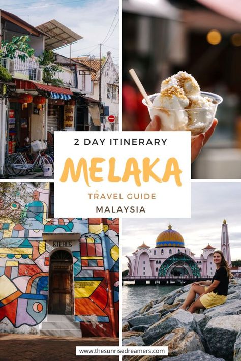 The Best 2 Day Melaka Itinerary: Things To Do (Malacca) History Of Malaysia, Malaysia Itinerary, Bangkok Trip, Kuala Lampur, Melaka Malaysia, Tioman Island, Kuala Lumpur Travel, Malaysia Travel Guide, Malacca Malaysia