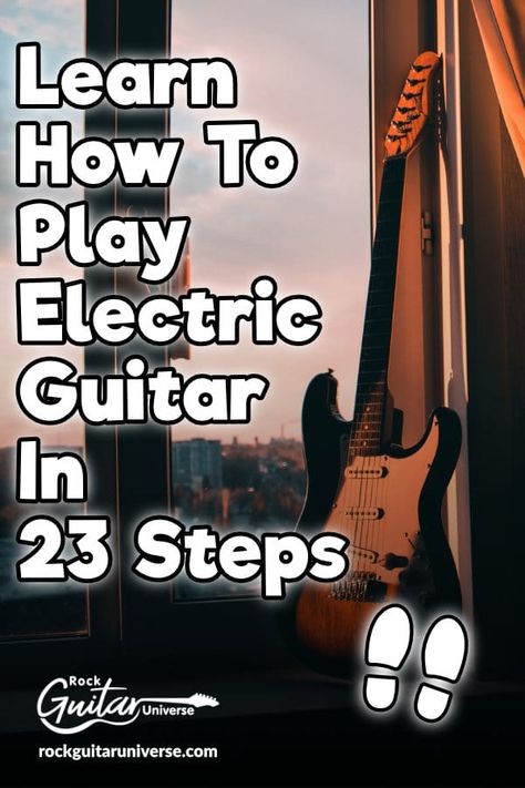 Learn Electric Guitar, Electric Guitar Chords, Play Electric Guitar, Electric Guitar Lessons, Electric Guitar Kits, Basic Guitar Lessons, Music Theory Guitar, Guitar Lessons Songs, Guitar Fretboard