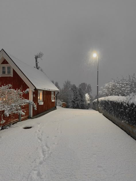 Winter in Sweden and the ground is covered with snow Sweden Snow Aesthetic, Sweden Christmas Aesthetic, Nordic Winter Aesthetic, Sweden In Winter, Sweden Winter Aesthetic, Scandinavian Winter Aesthetic, Sweden Aesthetic Winter, Sweden Snow, Winter In Sweden