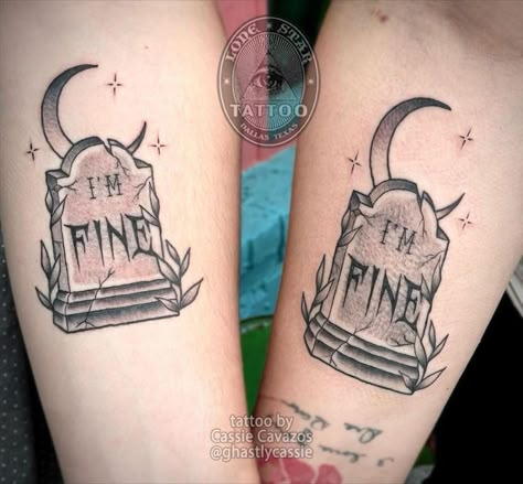 Haunted House Tattoo, Tombstone Tattoo, Learn To Tattoo, Bff Tattoos, Tattoo Design Book, Home Tattoo, Contact Form, Mom Tattoos, Matching Tattoos