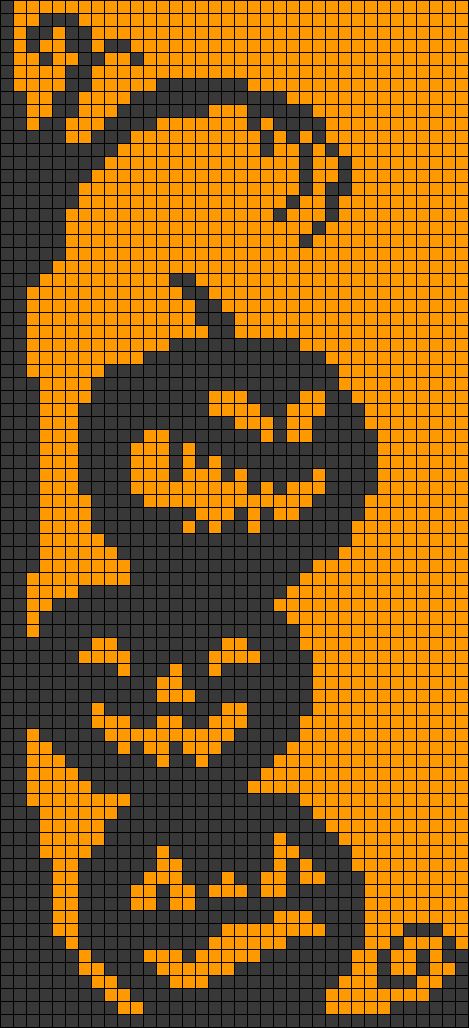 Fall Tapestry Crochet Patterns, Crochet Alpha Pattern Halloween, Pixel Art Macrame Pattern, Pumpkin Grid Pattern, Halloween Crochet Pixel Grid, Pumpkin Tapestry Crochet, Pumpkin Alpha Pattern, Crochet Halloween Tapestry, Halloween Pixel Grid