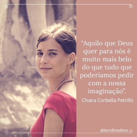 ❤ Serva de Deus Chiara Corbella Petrillo, rogai por nós. #chiaracorbellapetrillo #chiara Sacred Places, Catholic Faith, Inspirational People, Future Husband, Jesus