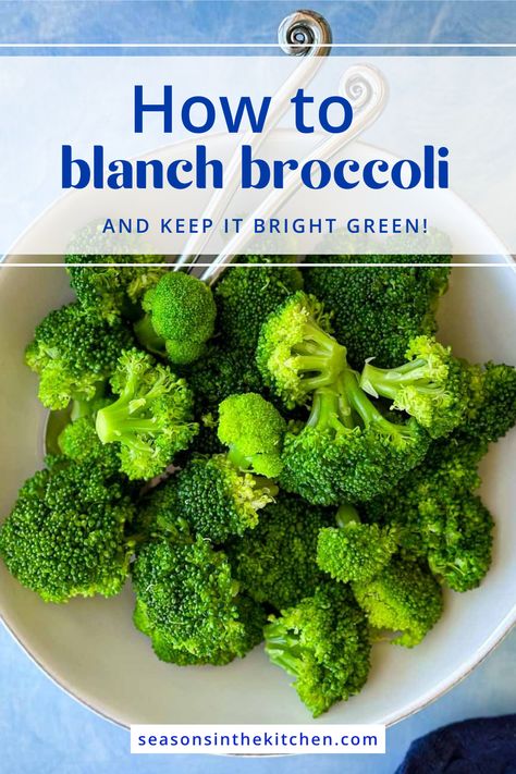 Master the technique of blanching broccoli or broccolini to maintain their vibrant green color and crisp texture. This straightforward process uses boiling water and an ice water bath, making it an ideal method for prepping your seasonal greens for freezing or future meals. How To Blanch Broccoli, Blanch Broccoli, How To Freeze Broccoli, Freeze Broccoli, Blanching Broccoli, Culinary Basics, Vegetarian Breakfast Recipes, Frozen Broccoli, Vegetable Side