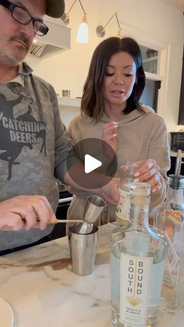 Ivey Childers on Instagram: "Teaching @bassmmmbass how to make something in the kitchen that he will actually want to make again for only selfish reasons. 🤣 National margarita day is coming and @drinksouthbound clean classic is a solid option! Stay tuned this week and follow @drinksouthbound for more of my margarita recipe shares. #nationalmargaritaday" National Margarita Day, How To Make Something, Stay Tuned, Margarita Recipes, Drinks, Instagram