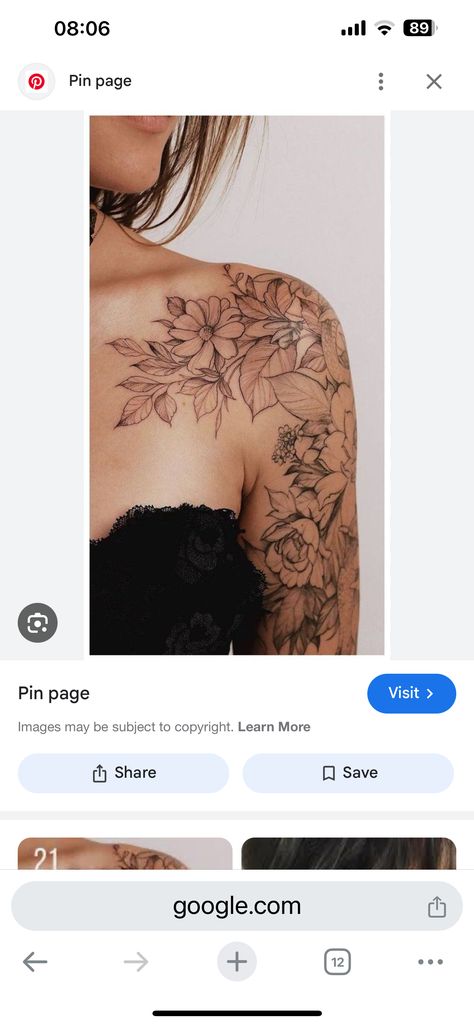 Unforgettable Tattoo, Vintage Flower Tattoo, Flower Shoulder Tattoo, Floral Back Tattoos, Tattoo Over Scar, Floral Tattoo Shoulder, Wrap Tattoo, Wildflower Tattoo, Faith Tattoo