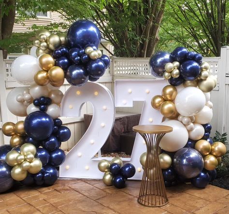 Marquee numbers with balloon garland for your special event - by Room With Style Marque Numbers With Balloons, Marquee Numbers With Balloons, Balloon Garland With Marquee Numbers, Marquee Numbers With Balloons And Lights, 40 Marquee Numbers With Balloons, Balloon Garland, Special Events, Balloons