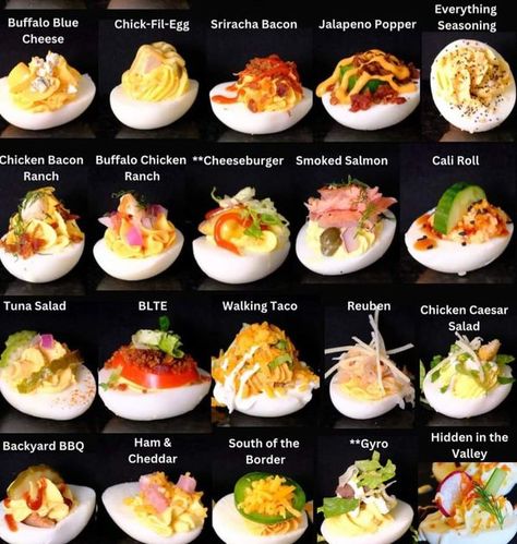 Charcuterie Masterclass! | Saw a couple postings about deviled eggs | Facebook Gourmet Deviled Eggs, Keto Deviled Eggs, Deviled Eggs Recipe Easy, Carb Free Recipes, Devilled Eggs Recipe Best, Deviled Eggs Recipe, Deviled Egg, Boiled Egg, Deviled Eggs