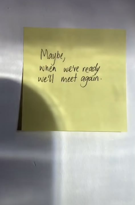 Maybe In Another Life Aesthetic, Nostalgic Captions, Maybe Aesthetic, Notes Ideas For Instagram, We'll Meet Again, Word Tattoo Ideas, Word Tattoo, Meant To Be Quotes, Self Healing Quotes