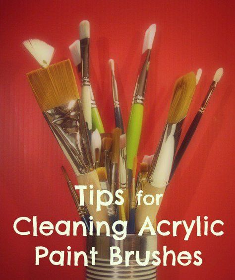 Painting Organization, Hand Painting Flowers, Clean Art, Cleaning Paint Brushes, Garden Rocks, Acrylic Tips, Acrylic Paint Brushes, Acrylic Painting Lessons, Cleaning Brushes