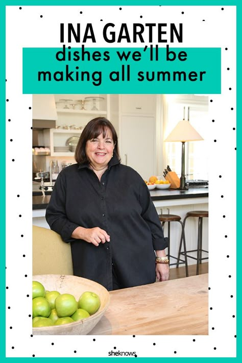 Ina Garten’s Best Sumer Recipes – SheKnows Dinner Recipes Ina Garten, Ina Garten Dinner, Ina Garden Recipes, Garden Pasta Salad, Best Ina Garten Recipes, Ina Garden, Garden Pasta, Fresh Scallops, Barefoot Contessa Recipes