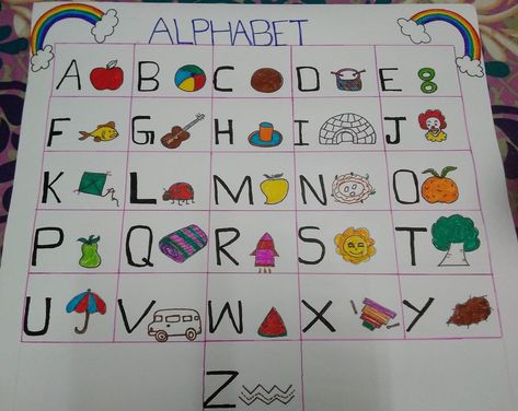 Charts For Classroom Decoration, Colours Name For Kids, Preschool Letter Crafts, Pre Writing Practice, Elementary Classroom Themes, Preschool Letter, School Board Decoration, Letter Crafts, Montessori Lessons