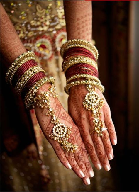 Jewelry Essentials for the Arms, Wrist and Fingers | Mine Forever Indian Bridal Jewellery, Big Fat Indian Wedding, Traditional Jewellery, Bridal Bangles, Gold And Red, Desi Wedding, Bridal Jewellery Indian, We Are The World, Asian Wedding