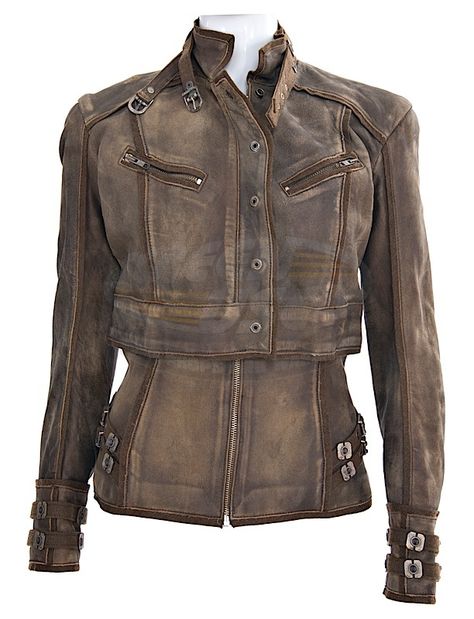 Total Recall (2012) / Melina's Stunt Jacket Total Recall 2012, Fashion Leather Jacket, Total Recall, Kei Fashion, Concept Clothing, Archive Fashion, Fits Clothes, Cool Fits, Character Outfits