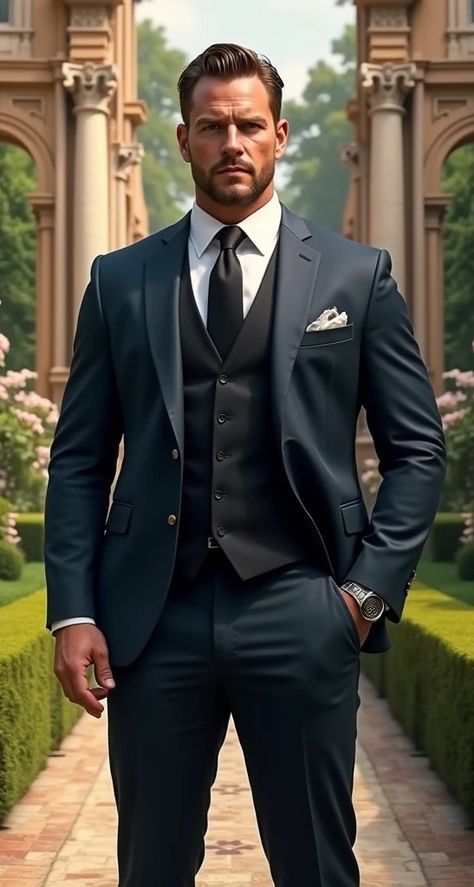 Muscular Men In Suits, Men In Suits Classy, Bookish Fanart, Metrosexual Men Fashion, Men In Suits, Jesse Metcalfe, Gentleman Aesthetic, Office Men, Older Man