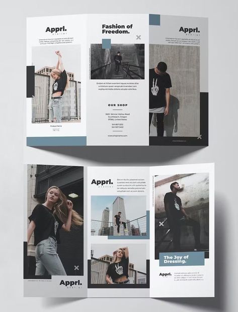 Brochure Design Layouts, Lookbook Design, Brochure Design Creative, Brochure Design Layout, Trifold Brochure Design, Graphic Design Brochure, Trifold Brochure Template, Principles Of Design, Trifold Brochure