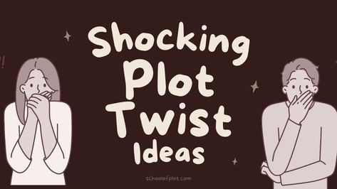 Plot twist ideas! As with all plot twists, make sure these don't come out of nowhere. Plant little clues, otherwise your readers might feel blindsided in a bad way, and find it "too convenient" or cheap.   Identity Switch-Up A character’s identity is suddenly called into question. They’re not who they/we thought! This Plot Twist Ideas, Story Plot Ideas, Twist Ideas, Writing Plot, Writing Inspiration Tips, Storytelling Techniques, Writing Prompts For Writers, Creative Writing Tips, Writing Motivation