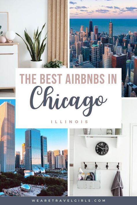 Airbnb Chicago, Chicago Bachelorette Party, Where To Stay In Chicago, Chicago Bachelorette, Unique Airbnb, International Travel Essentials, Best Airbnb, Chicago Hotels, Midwest Travel