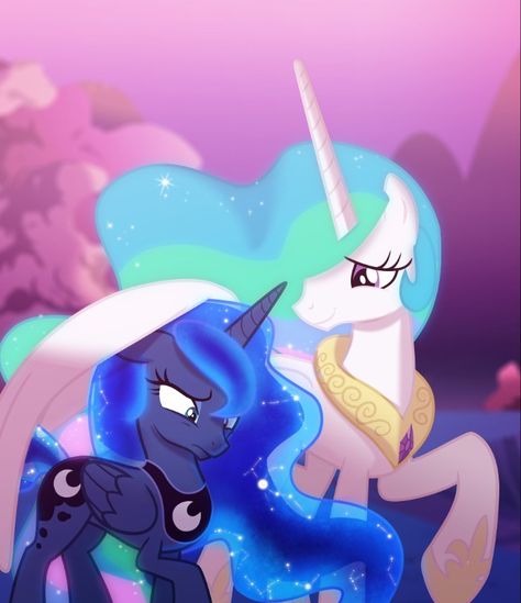 Princess Celestia Cosplay, Luna And Celestia Mlp, Mlp Luna Fanart, Princess Celestia Fanart, Princess Luna Fanart, Princess Celestia And Luna, My Little Pony Luna, Mlp Princess Luna, Mlp Luna