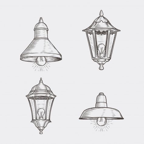 Hand drawn vintage street lamp Premium Vector | Premium Vector #Freepik #vector #vintage #city #hand #line Vintage Street Lamp, Lamp Drawing, Interior Design Sketchbook, Architecture Drawing Sketchbooks, Perspective Drawing Architecture, Interior Architecture Drawing, Interior Design Sketches, Architecture Design Sketch, Object Drawing